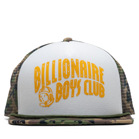 Billionaire Boys Club Camo Trucker Hat - Cypress