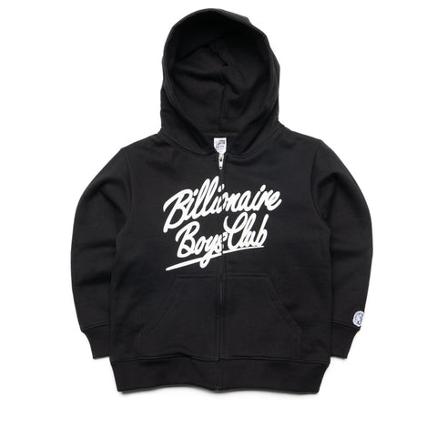 Kids Billionaire Boys Club OG Zip Front Hoodie - Black