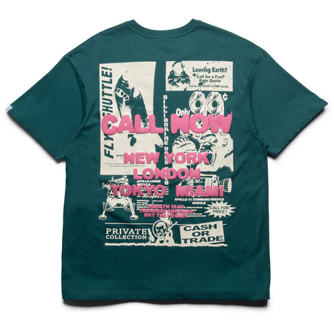 Billionaire Boys Club Cash Or Trade Tee - Rain Forest