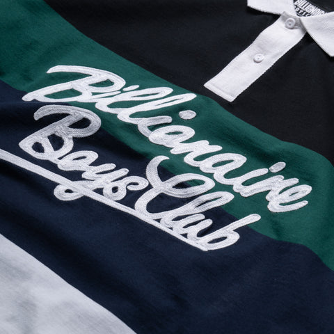 Billionaire Boys Club L/S Knit Rugby Jersey - Black