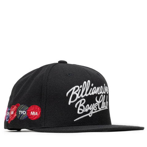 Billionaire Boys Club Script Snapback - Black