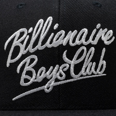 Billionaire Boys Club Script Snapback - Black