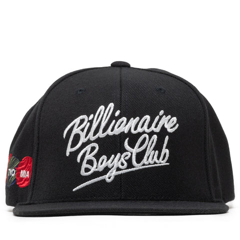 Billionaire Boys Club Script Snapback - Black