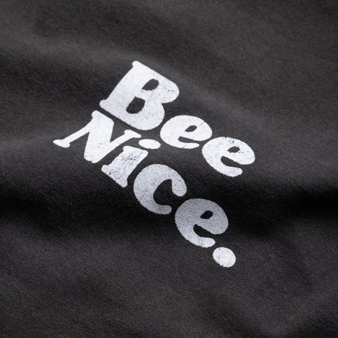 Politics Busy Being Nice Core Tee - Black