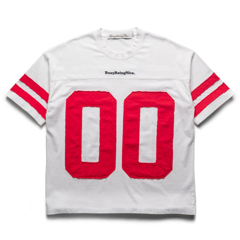 Politics Busy Being Nice Sideline Jersey - White