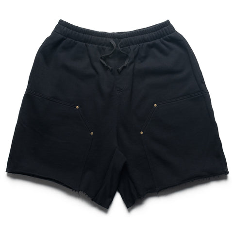 Politics Busy Being Nice Double Knee Fleece Short - Black
