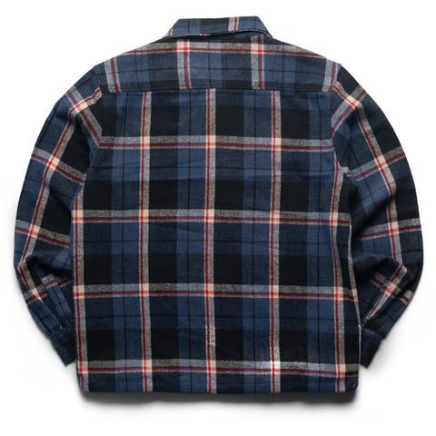 Politics Busy Being Nice Full Zip Overshirt - Blue