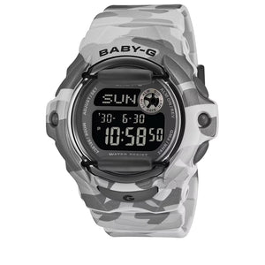 Casio Baby-G BG-169 Series Digital Watch - Grey Camo