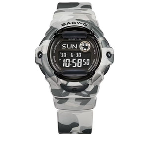Casio Baby-G BG-169 Series Digital Watch - Grey Camo