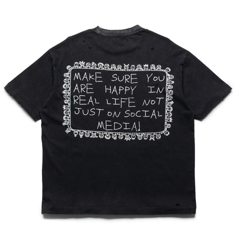 Boredom Kills Teacher Tee - Black