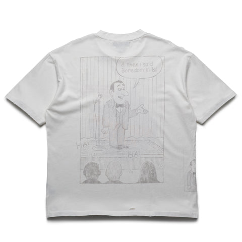 Boredom Kills Comedy Tee - White