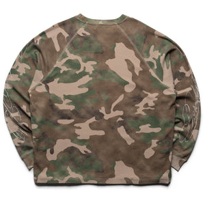 Boredom Kills Trust Camo Waffle Thermal L/S Tee - Camo