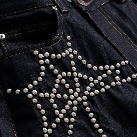 Boredom Kills Spider Raw Denim - Blue