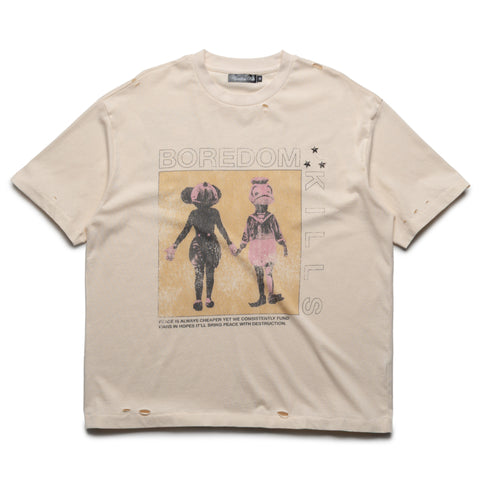 Boredom Kills Mickee Tee - Cream