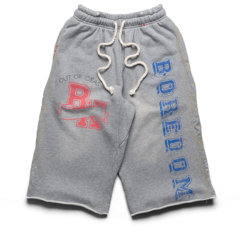 Boredom Kills Collegiate Sweat Short - Grey