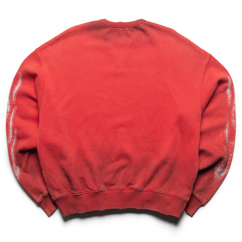 Boredom Kills Signature Crewneck - Red