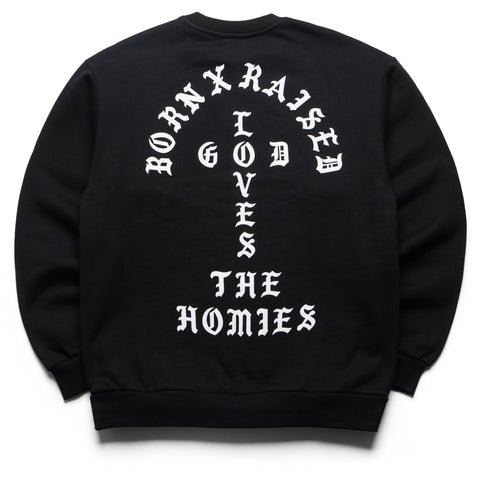Born x Raised Unconditional Love Crewneck - Black