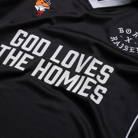 Born x Raised God Loves The Homies Jersey - Black