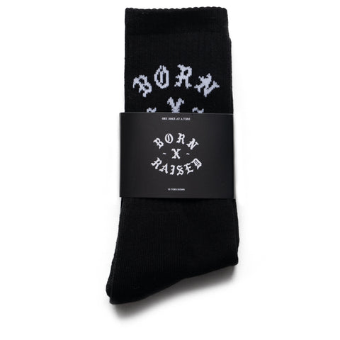 Born x Raised 10 Toes Down Rocker Socks - Black
