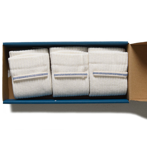 Bad Bunny x Adidas Crew Sock (3 Pack) - Core White