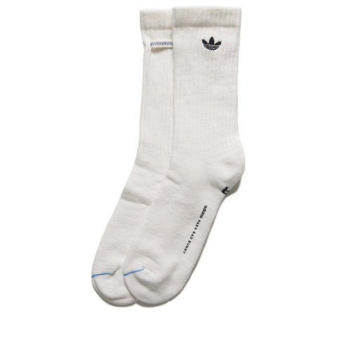 Bad Bunny x Adidas Crew Sock (3 Pack) - Core White