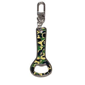 A Bathing Ape ABC Camo Bottle Opener - Green