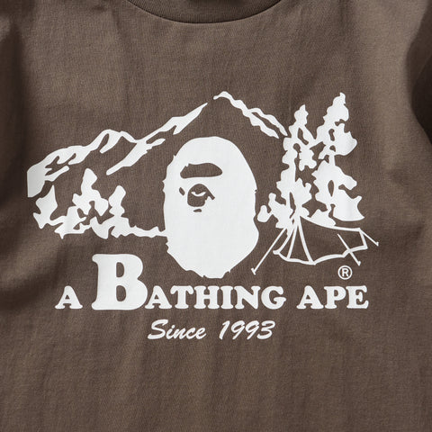 A Bathing Ape Camp Tee - Brown