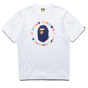 A Bathing Ape Colors Busy Works Sta Tee - White