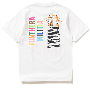 A Bathing Ape Colors Tiger Tee - White