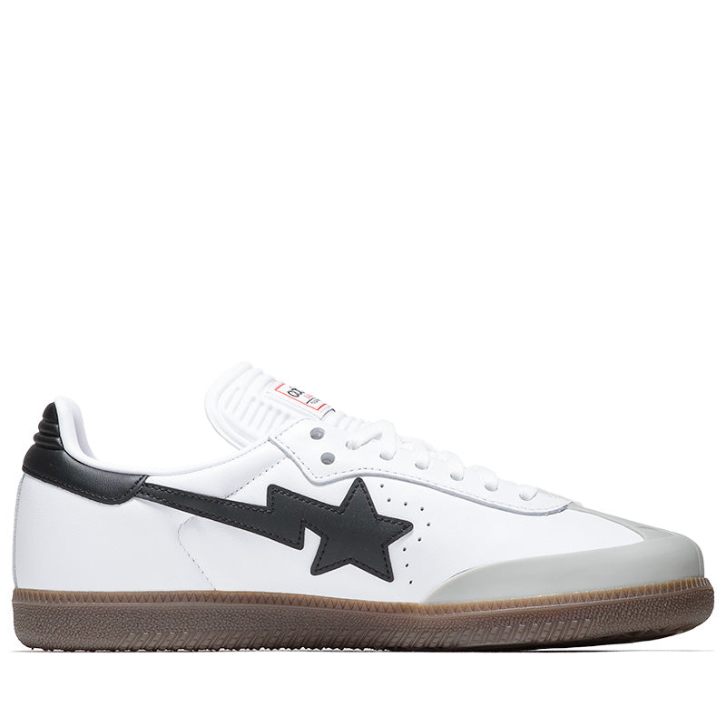 靴 A BATHING APE x adidas Originals Samba Adidas x Bape Samba Black White Gum – Puffer Reds