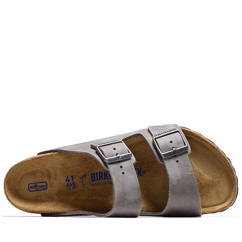 Birkenstock Arizona Soft Footbed Oiled Leather - Iron