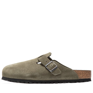 Birkenstock Boston Soft Footbed Suede - Thyme Tonal