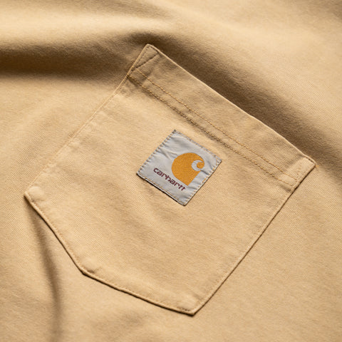 Carhartt WIP Hudson Pocket Tee - Dusty Hamilton Brown