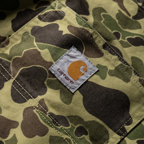 Carhartt WIP Duck Single Knee Pants - Camo Duck/Green