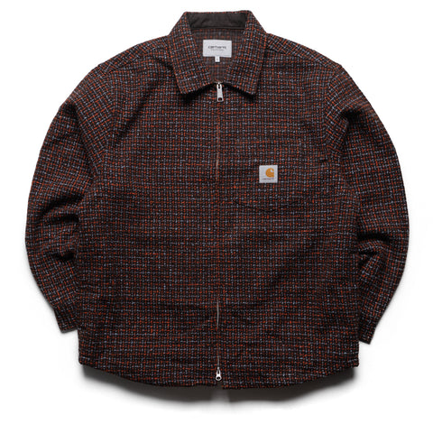 Carhartt WIP Bellamy Check Shirt Jacket - Tobacco