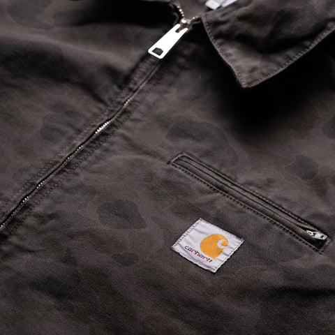 Carhartt WIP Duck Detroit Jacket - Green/Porphyry Camo Duck