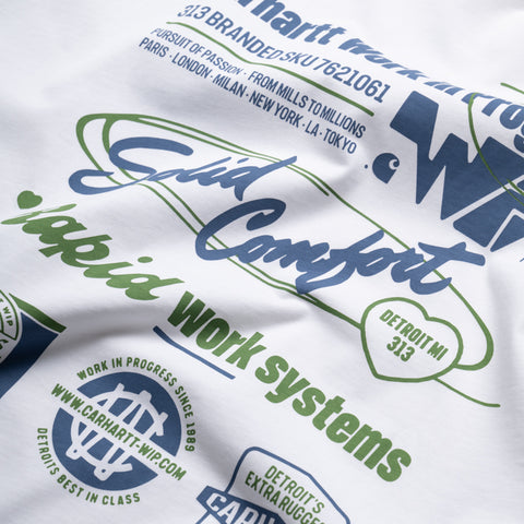 Carhartt WIP Networks Tee - White
