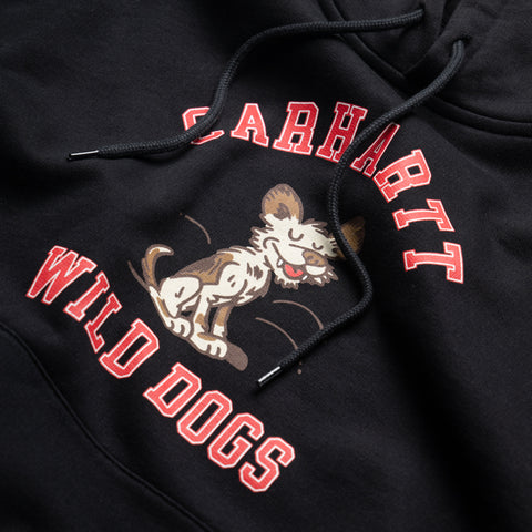 Carhartt WIP Wild Dog Hoodie - Black