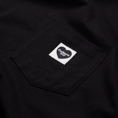 Carhartt WIP Pocket Heart Tee - Black