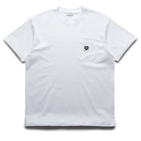 Carhartt WIP Pocket Heart Tee - White/Black
