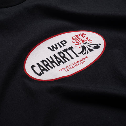 Carhartt WIP Harlequin BBQ Tee - Black