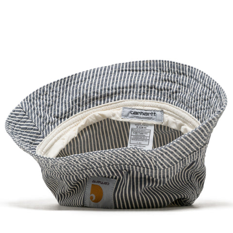 Carhartt WIP Mercer Stripe Bucket Hat - Graphite/Wax