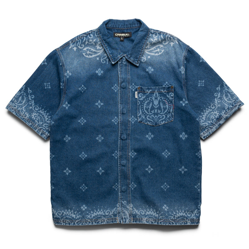 【最終値下】KIYONAGA&CO.DAMAGED DENIM SHIRT Sneaker Politics
