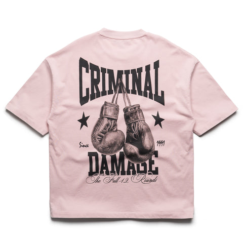 Criminal Damage Boxing Gym Tee - Lilac