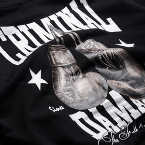 Criminal Damage Boxing Gym Hoodie - Black