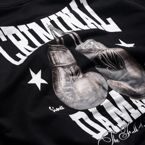 Criminal Damage Boxing Gym Hoodie - Black
