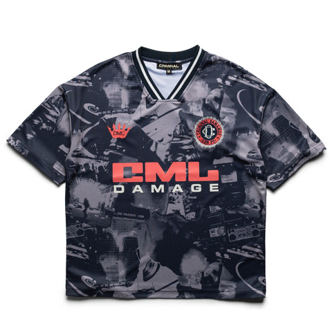 Criminal Damage Carnival FC Football Shirt - Greyscale