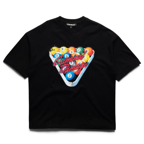 Criminal Damage Pool Club Tee - Black