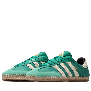 CLOT x Adidas Samba Espadrille - Court Green/Warm Vanilla