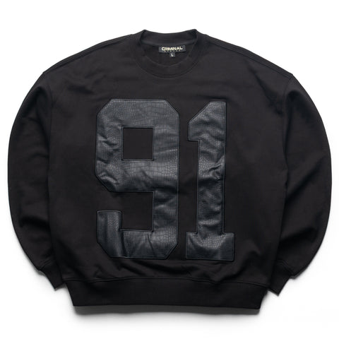 Criminal Damage Animal 91 Sweatshirt - Black